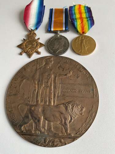 1915 Star Trio & Plaque 18th Durham Light Infantry