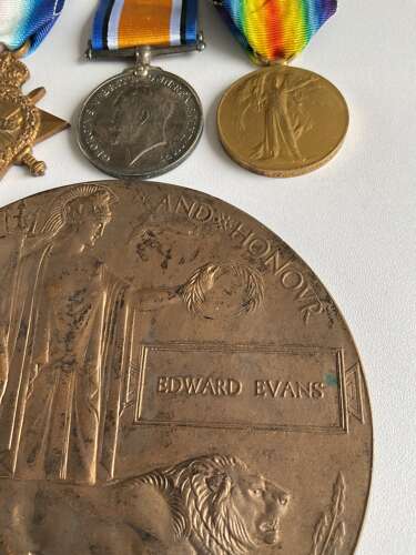1915 Star Trio & Plaque 18th Durham Light Infantry