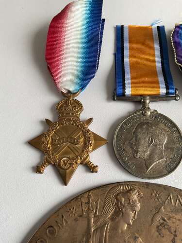 1915 Star Trio & Plaque 18th Durham Light Infantry