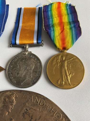 1915 Star Trio & Plaque 18th Durham Light Infantry
