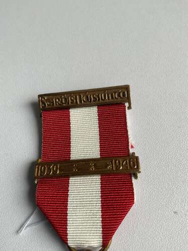 Ireland WW2 Emergency Service medal with bar, Defence Forces.