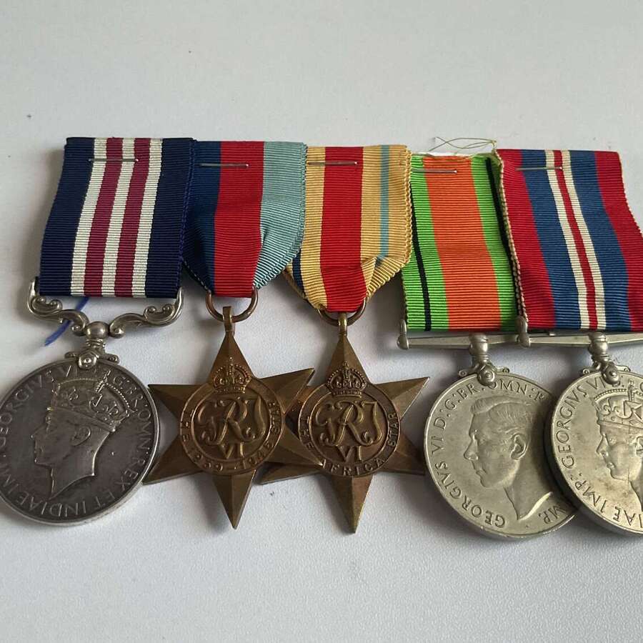 World War 2 Military Medal Group Royal Tank Regiment