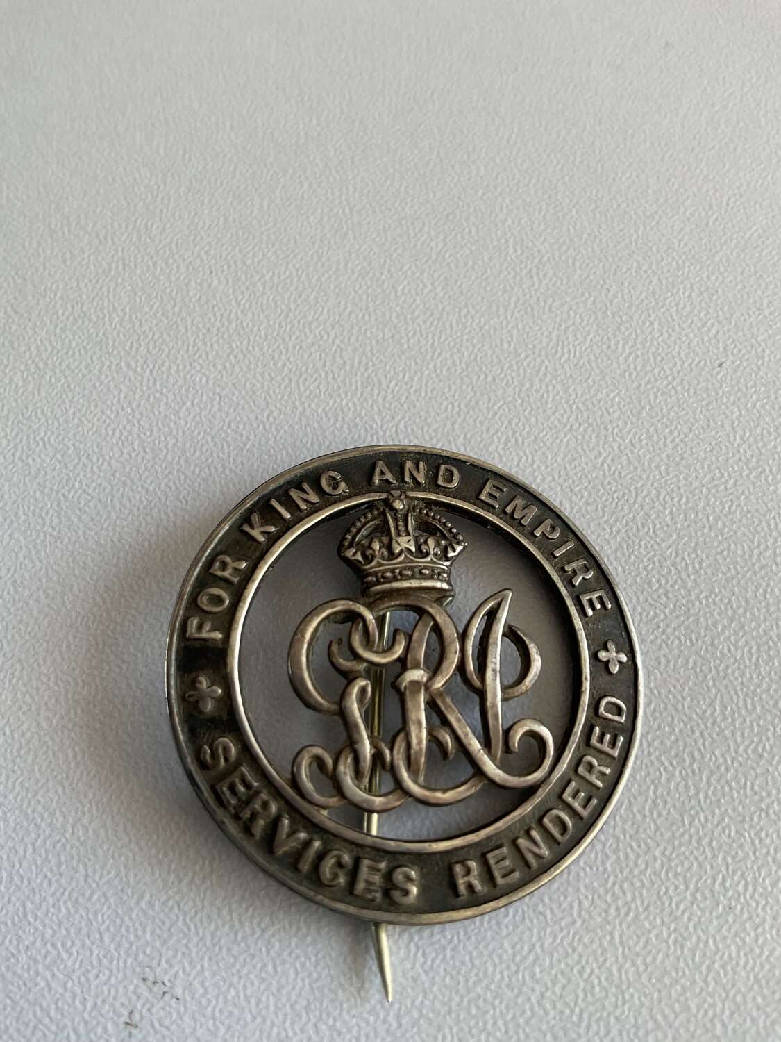 Silver War Badge Labour Corp