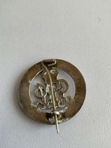 Silver Wound Badge Number 399858 5th R.C.R.