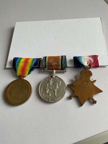 1914-15 Star Trio 6th Border Regiment