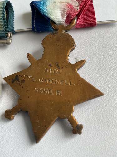 1914-15 Star Trio 6th Border Regiment