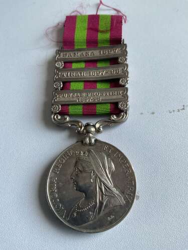 3 Bar India Medal Royal Scots Fusiliers