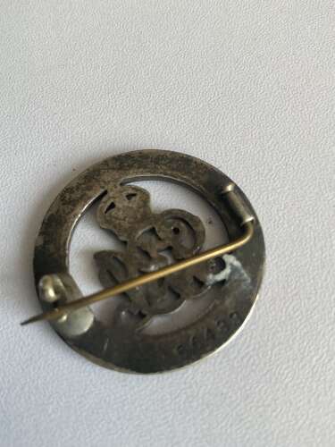 Silver War Badge Shropshire Light Inf
