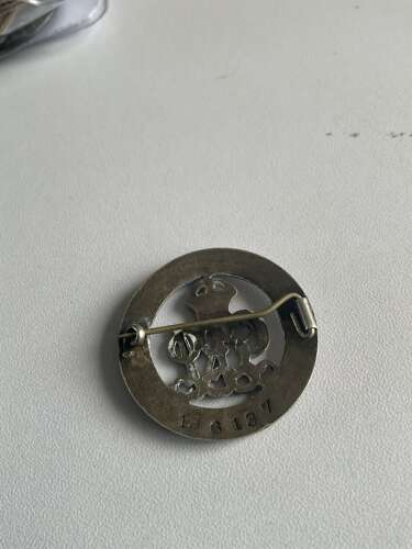 Silver War Badge 2nd R.R. Cav