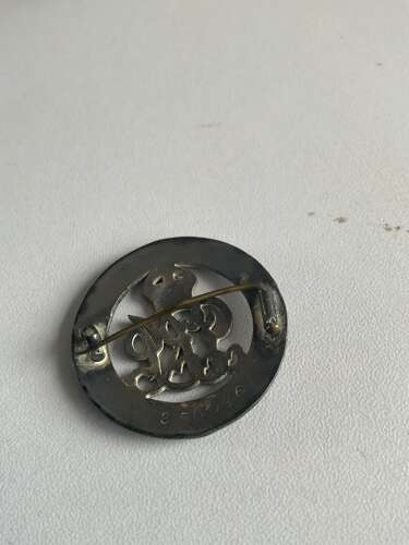Silver Wound Badge Samual Gibbins