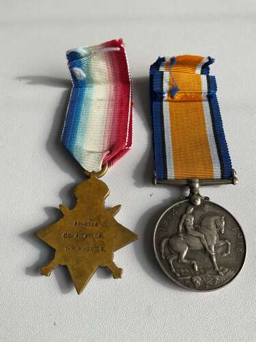 1914 Star & BWM  Royal West Kent Regiment