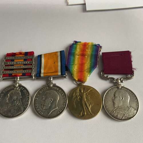 QSA,BWM, Vic & LSGC 3265 Sjt: W. F. Whittaker. Middx: Regt