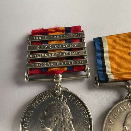 QSA,BWM, Vic & LSGC 3265 Sjt: W. F. Whittaker. Middx: Regt