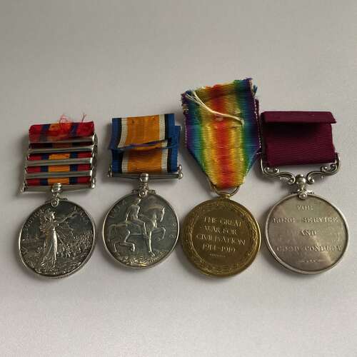 QSA,BWM, Vic & LSGC 3265 Sjt: W. F. Whittaker. Middx: Regt