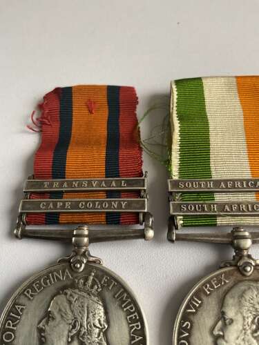QSA / KSA Pair Private F. Clements, Rifle Brigade