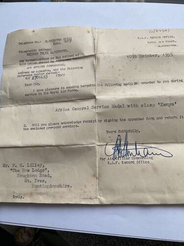 Family Group Bedford Regiment & Royal Air Force