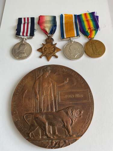 Military Medal, Trio & Plaque Royal Garrison Artillery