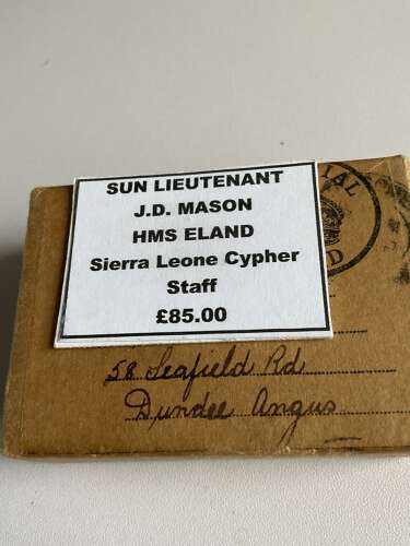 Boxed Group of 4 WW2 Medals to A  Sub Lieutenat