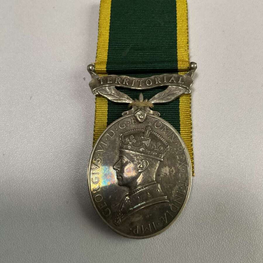 Efficiency Medal, G.VI.R., 1st issue, Territorial (2063507. W.O. Cl. 2. R. J. Pirie. R.A.)