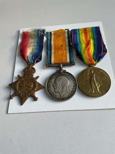 1914-15 Star Trio Worcestershire Regiment