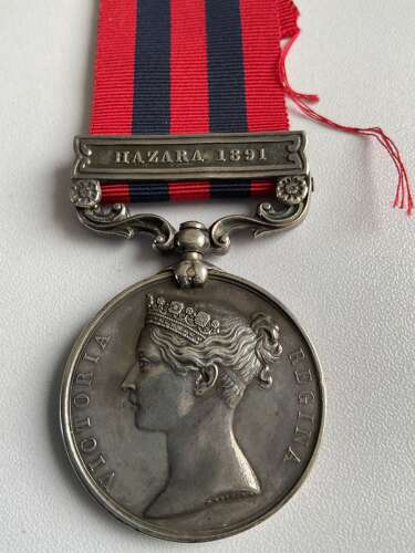 Indian General Service Medal Hazara 1891  Royal Artillery