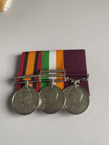 Three: Staff Quartermaster Sergeant J. Chambers, Army Pay Corps, late 17th Lancers