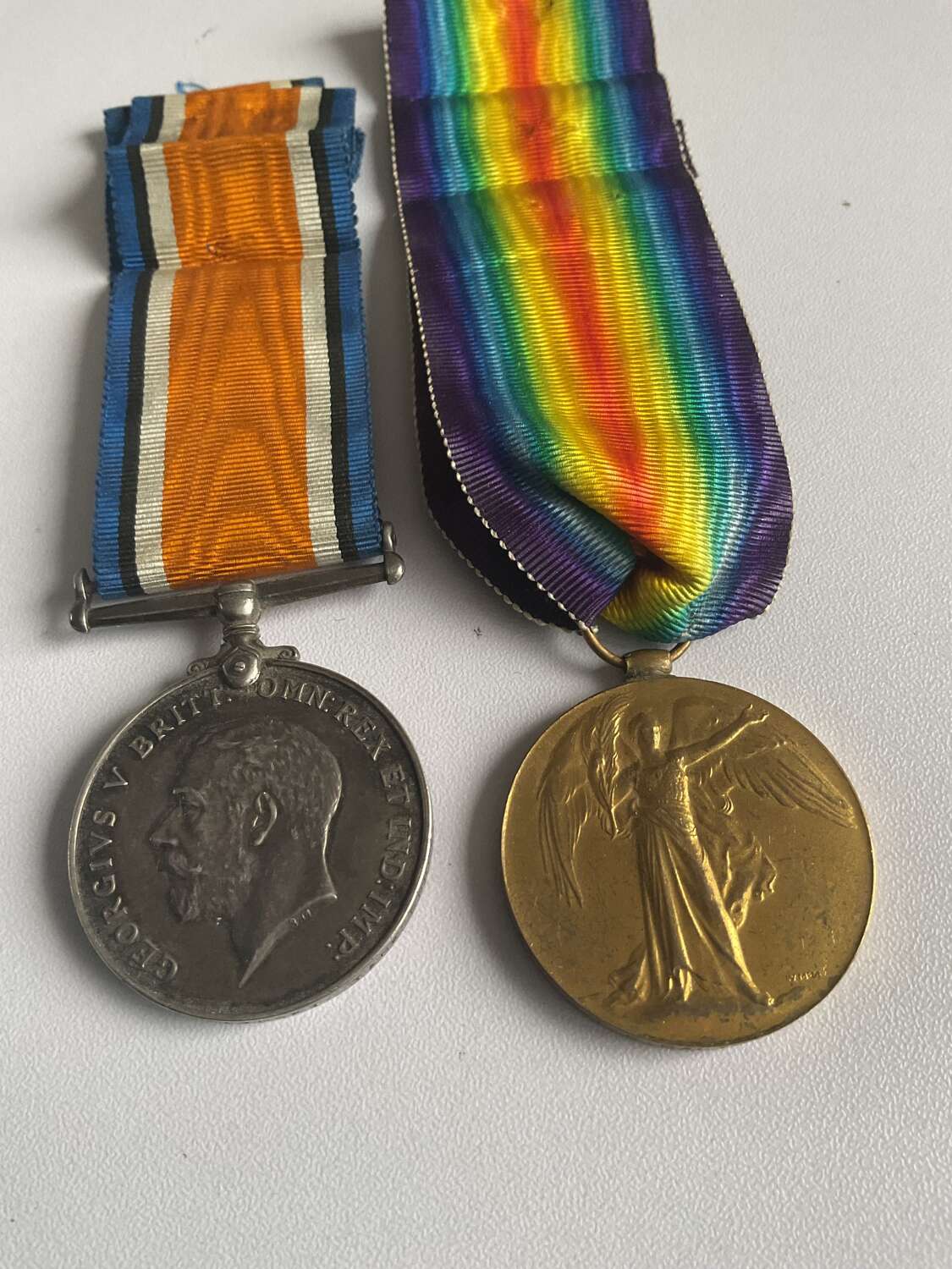 British War & Victory Medals Tank Corp