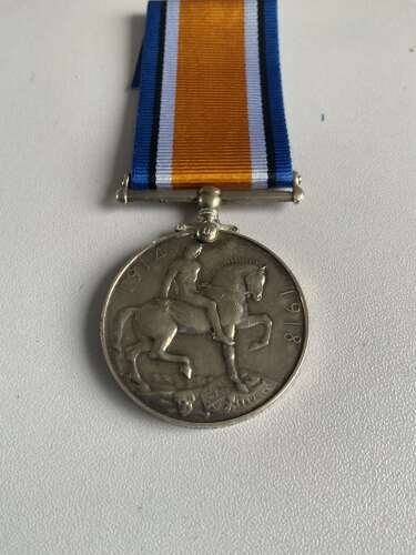 British War Medal 15th Battalion West Yorkshire Regiment ( Leeds Pals )