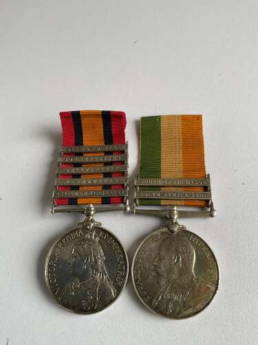 Queen & Kings South Africa Medals Essex Regiment