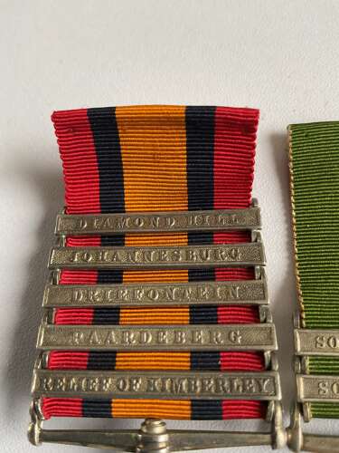 Queen & Kings South Africa Medals Essex Regiment