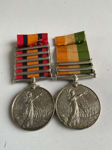 Queen & Kings South Africa Medals Essex Regiment