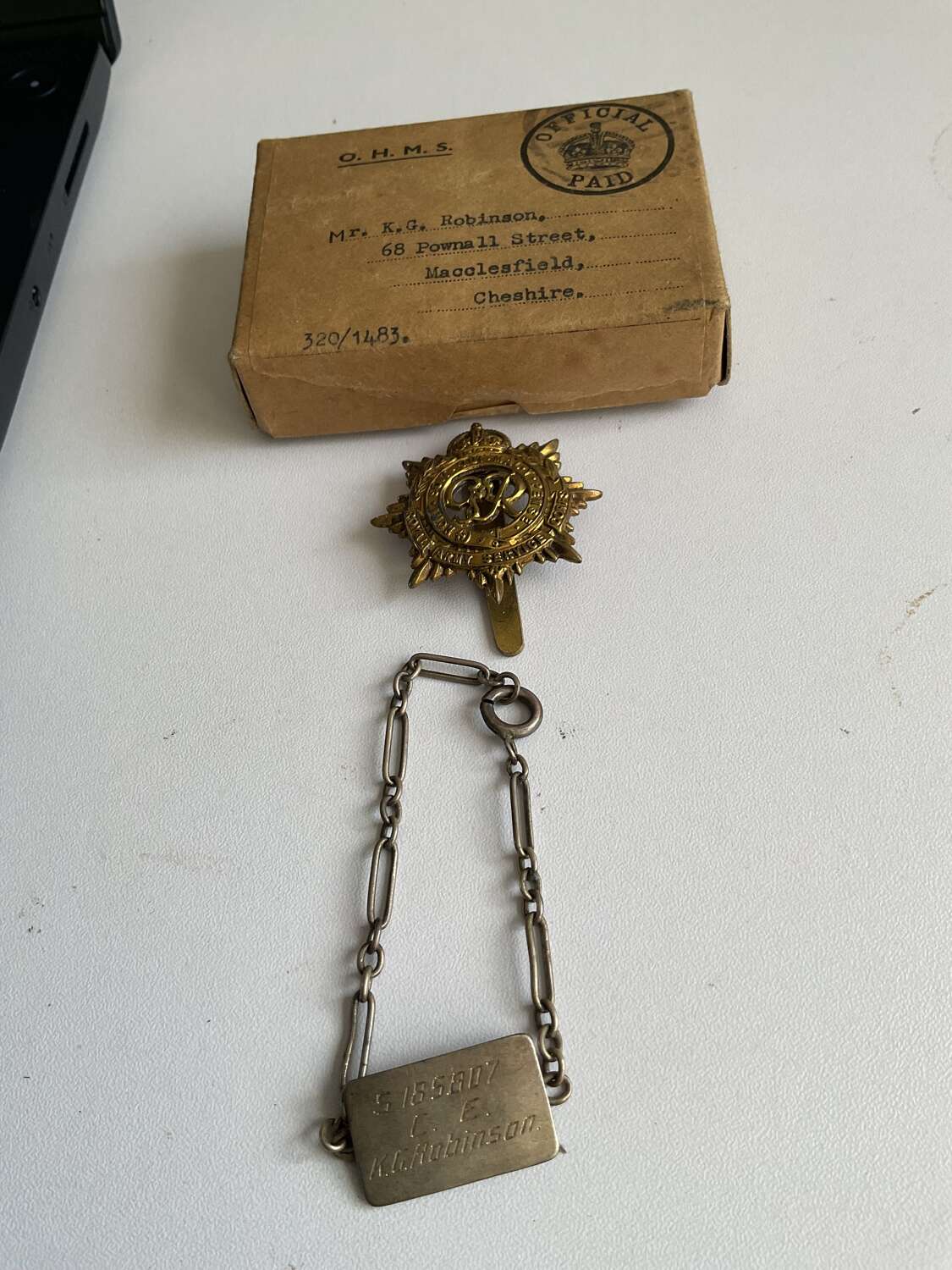 WW2 Group and Ephemera Royal Army Service Corp