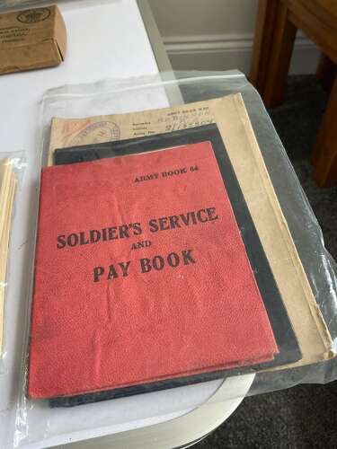 WW2 Group and Ephemera Royal Army Service Corp