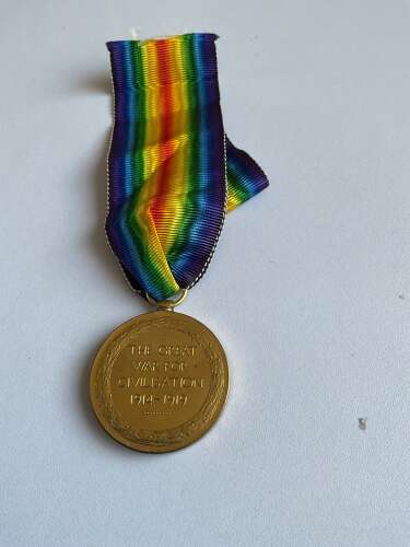 Victory Medal Warwickshire Regiment