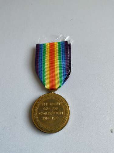 Victory Medal Army Service Corp