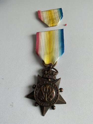 Kabul to Kandahar Star 1880 (58B/1894. Priv. A. Nasmyth. 72nd Highlanders.),