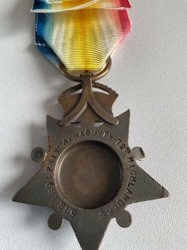 Kabul to Kandahar Star 1880 (58B/1894. Priv. A. Nasmyth. 72nd Highlanders.),