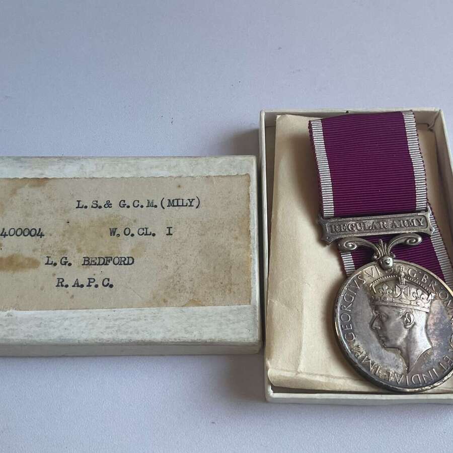 Arny Long service & Good Conduct Medal  Royal Army Pay Corp