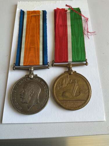 World War 1 Mercantile Marine Pair