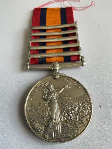5 Bar Queens South Africa Medal Royal Engineers