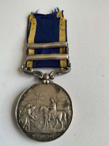 Scarce 2 Bar Punjab Medal