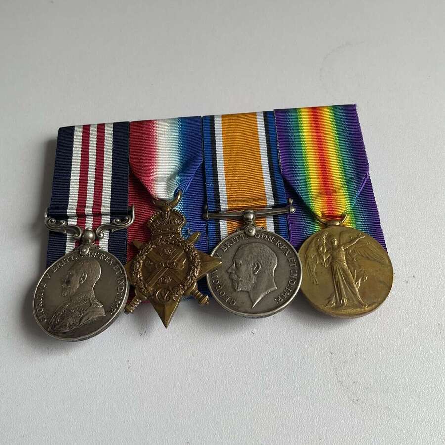Military Medal & 1914 Star Trio Coldstream Guards