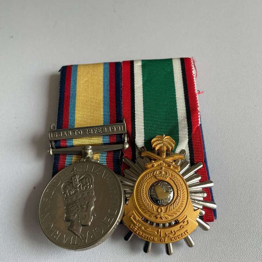Gulf War Pair Kings Own Scottish Borderers