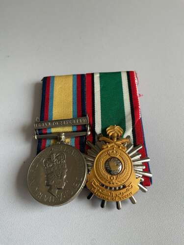Gulf War Pair Kings Own Scottish Borderers
