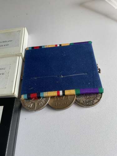 GSM, IRAQ & Afghanistan Group of three Royal Welsh Fusiliers