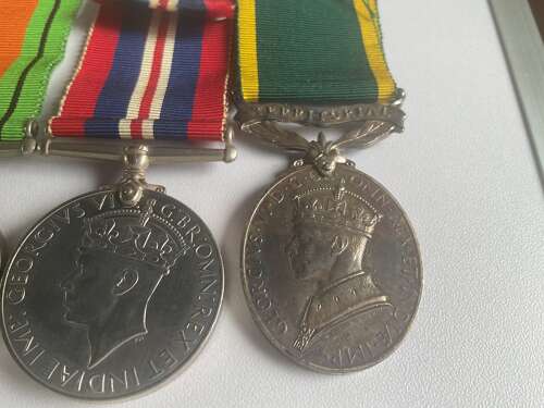 George V1 Efficiency Medal Group. Rotal Artillery