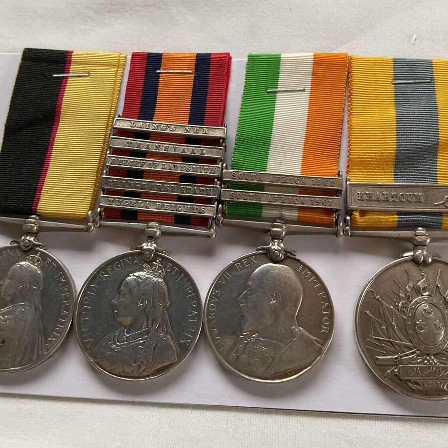 Queens Sudan Group of 4 Lancashire Fusiliers
