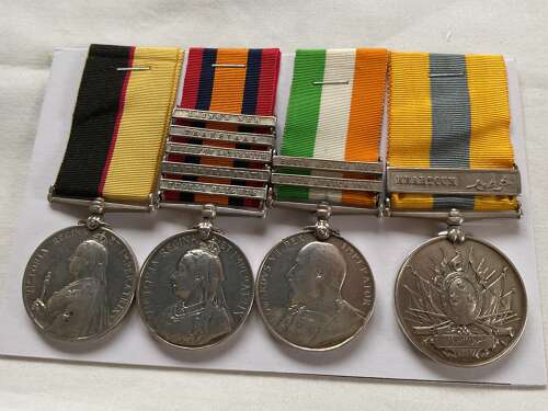Queens Sudan Group of 4 Lancashire Fusiliers