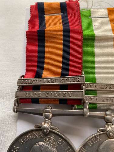 QSA / KSA & 1914 Star Trio  N. McCann, Cheshire Regiment, later Royal Welsh Fusiliers