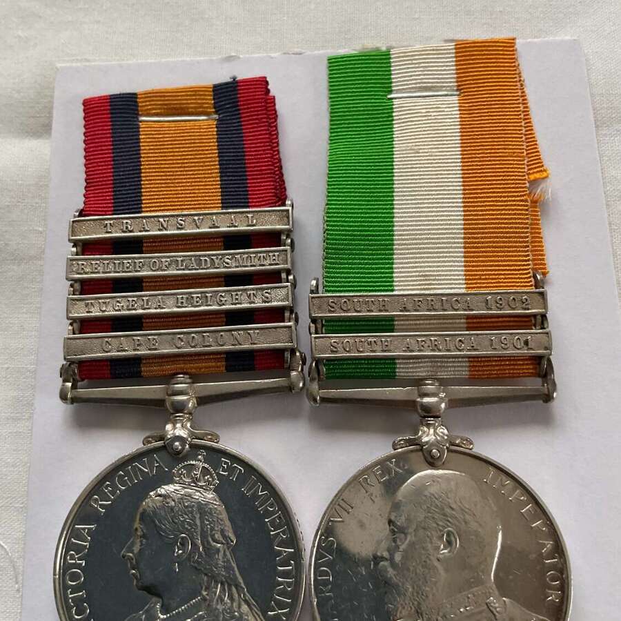 Pair: Private T. Chamberlain, Royal Welsh Fusiliers